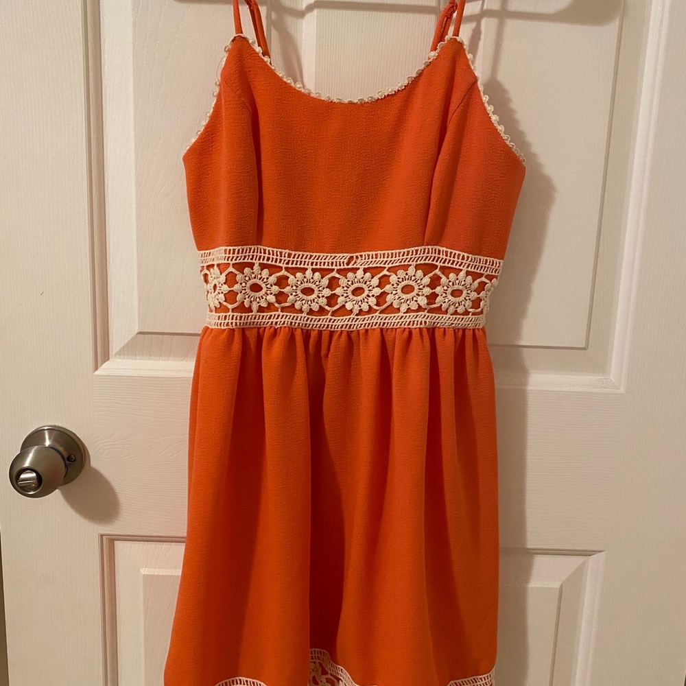 Altar’d State Dress Coral Pink